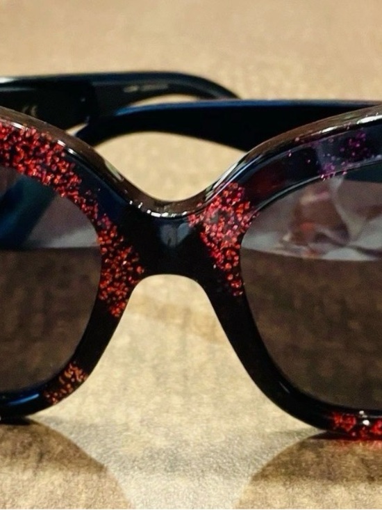 Gucci Cat Eye Ladies Sunglasses GG0327S 003 52 Made In Italy With Case MSRP $575 main image 4